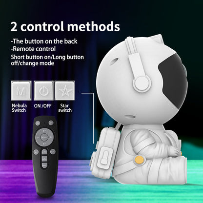 Astronaut Galaxy Projector, Star Projector Galaxy Light, Night Light for Kids, Nebula Ceiling LED Lamp, Room Decor, with Remote, Gifts for Birthdays by KARONDA RENE LEWIS