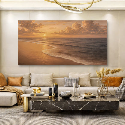 Beach Shoreline Coastal Wall Art VIII by Tailored Canvases