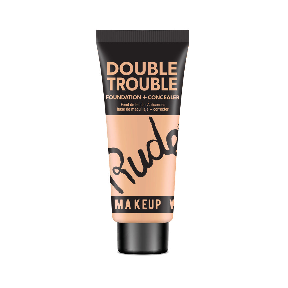 RUDE Double Trouble Foundation + Concealer by Avera Group