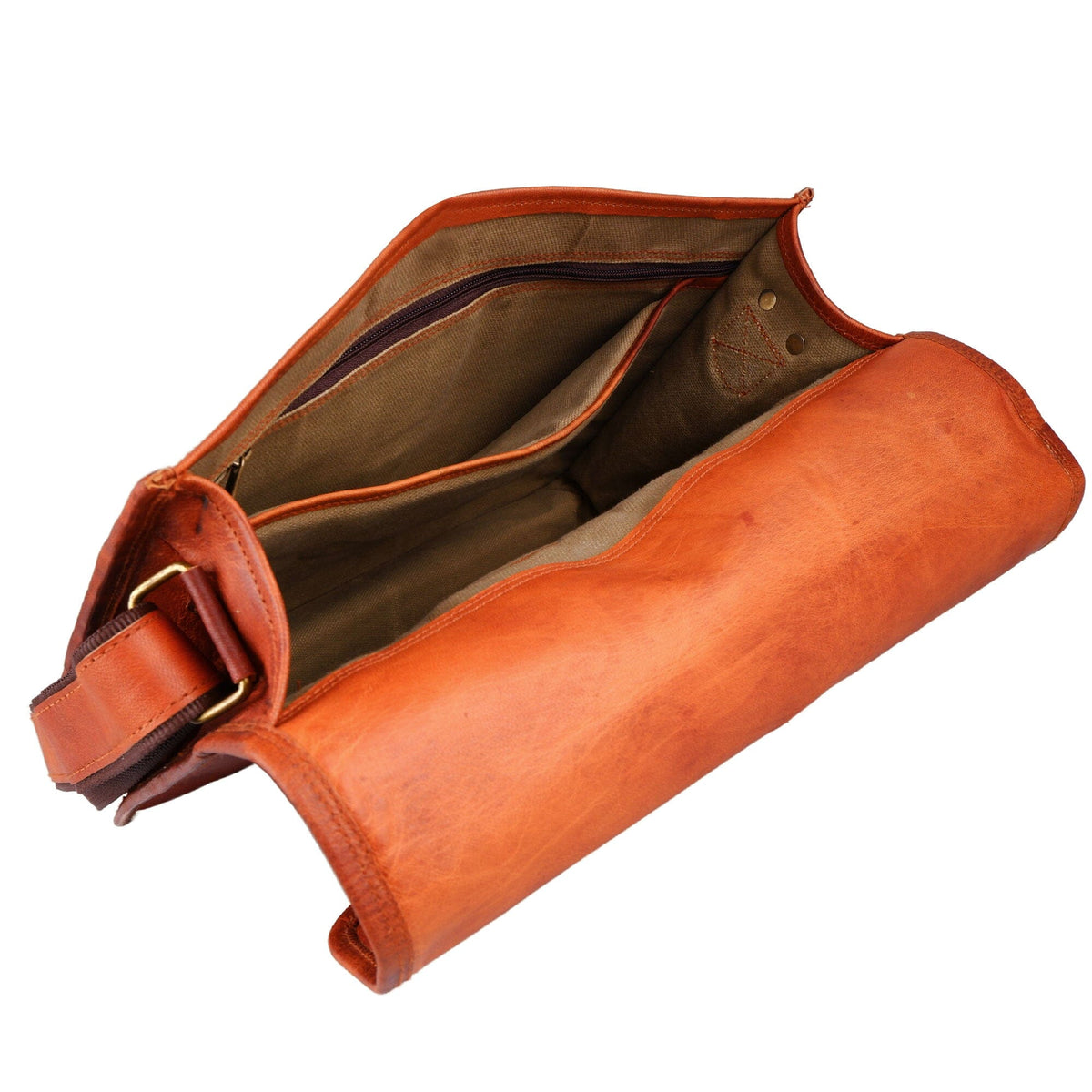 The Mascot Leather Messenger by Classy Leather Bags