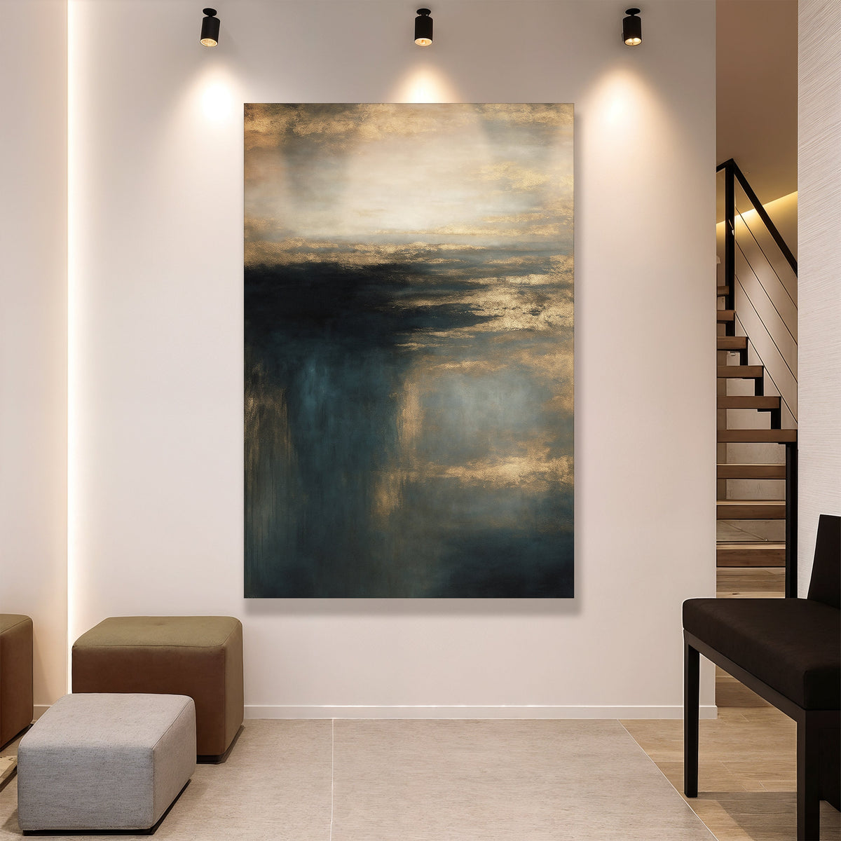 Cloudscape Glimmer Wall Art by Tailored Canvases