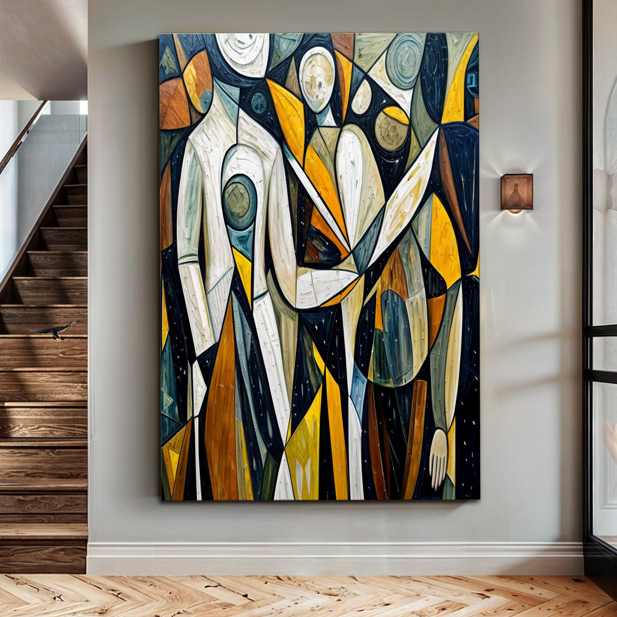 Abstract Human Connection Wall Art by Tailored Canvases