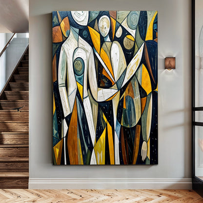 Abstract Human Connection Wall Art by Tailored Canvases