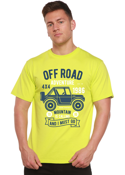 Off Road Adventure men's bamboo graphic T-shirt – view 7