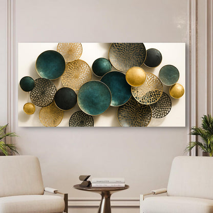 Lotus Leaf Abstract Wall Art VIII by Tailored Canvases