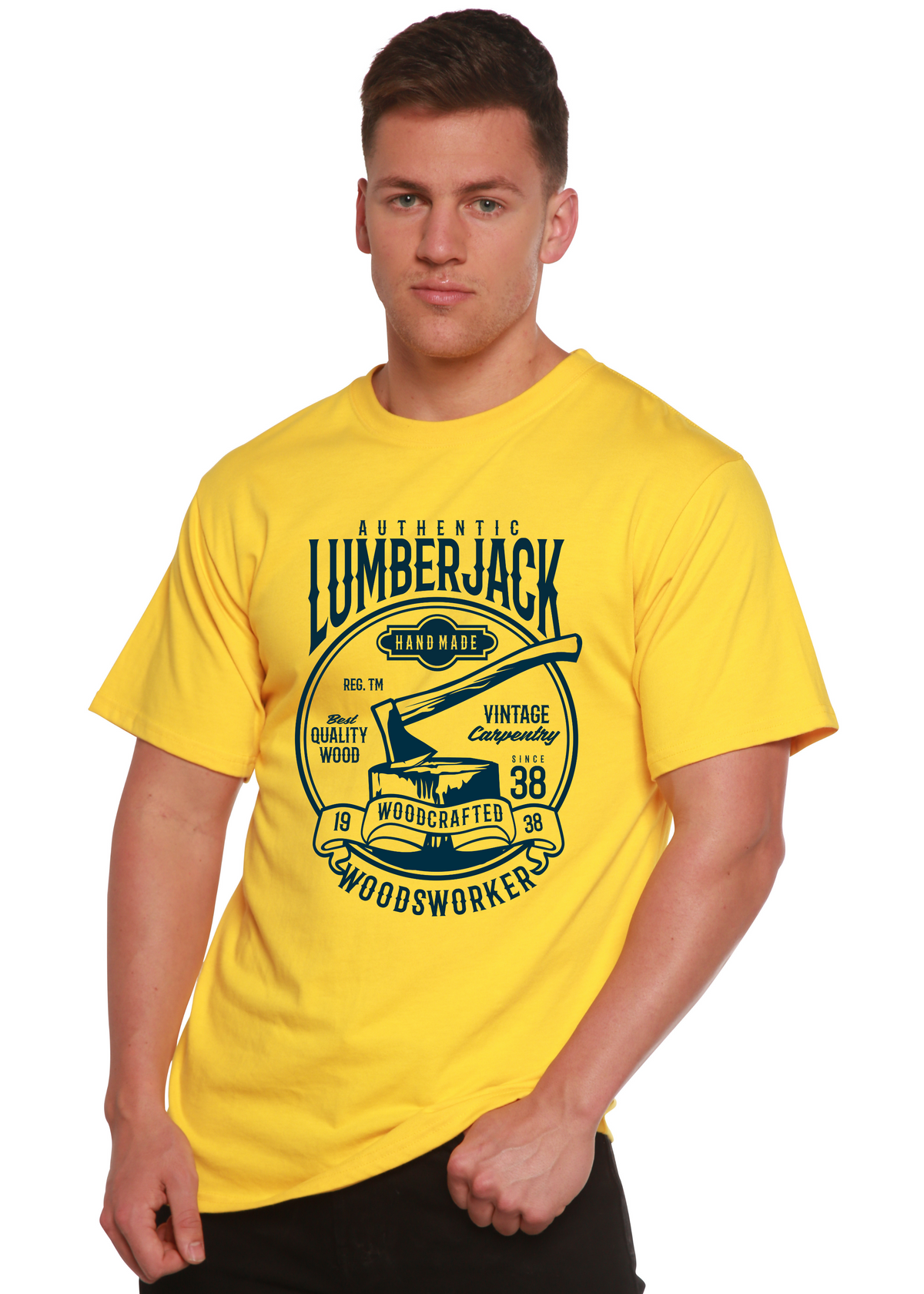 Authentic Lumberjack men's bamboo graphic T-shirt – view 4
