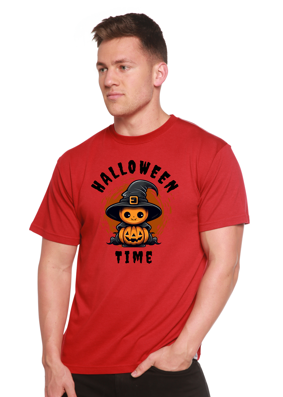 Halloween Time unisex bamboo graphic T-shirt – view 12