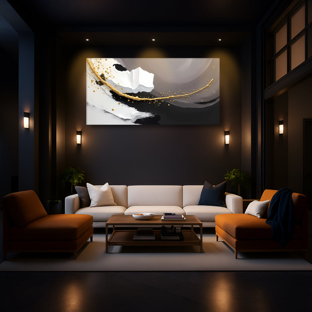 Wave Abstract Wall Art by Tailored Canvases