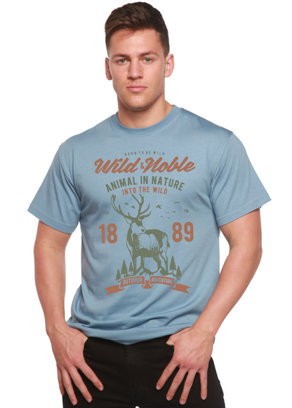Wild and Noble men's bamboo graphic T-shirt – view 7