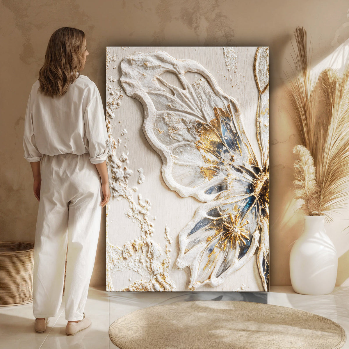 Half Butterfly Wall Art by Tailored Canvases