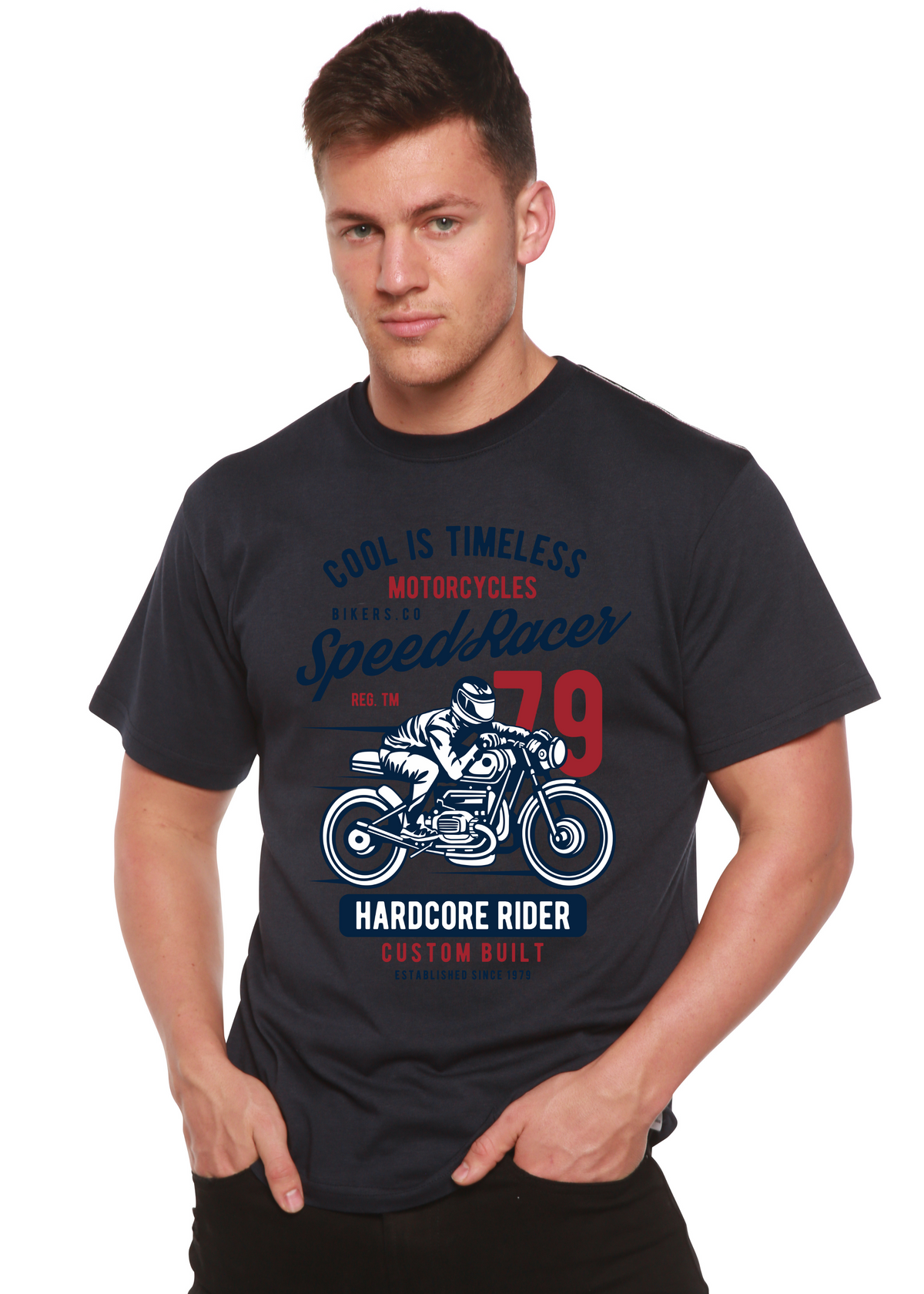 Speed Racer men's bamboo graphic T-shirt – view 7