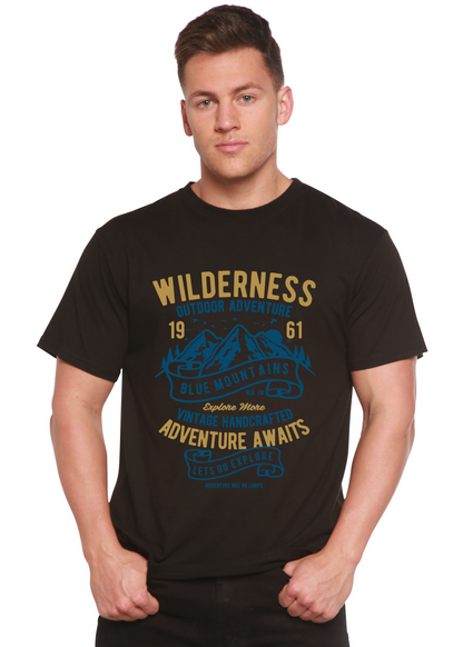 Wilderness men's bamboo graphic T-shirt – view 6