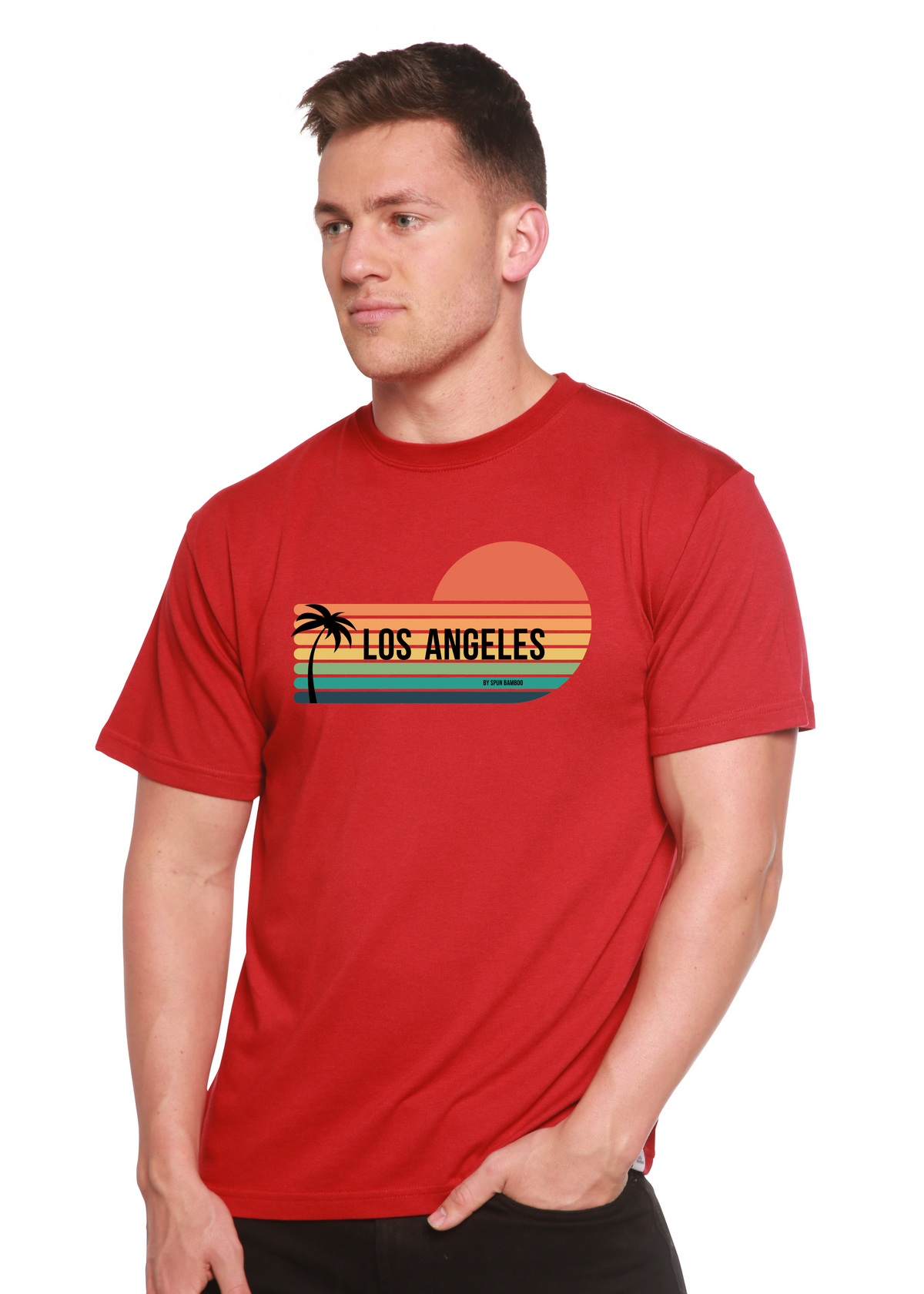 Los Angeles unisex bamboo graphic T-shirt – view 10