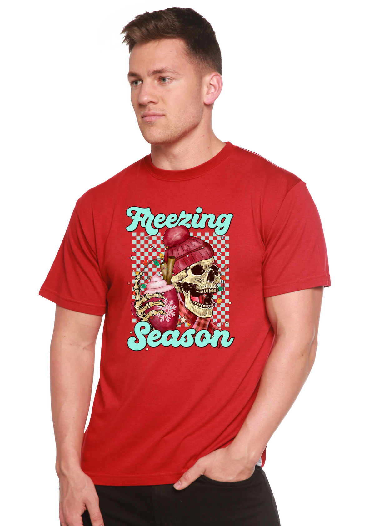Freezing Season unisex bamboo graphic T-shirt – view 8