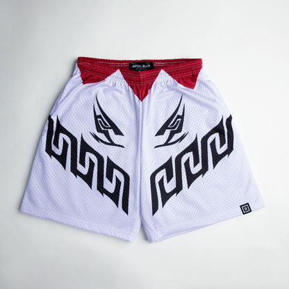 Renji anime mesh shorts with sublimated design