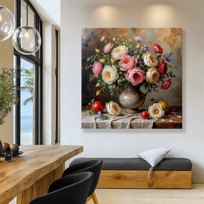 Summer Bloom Vase Wall Art by Tailored Canvases