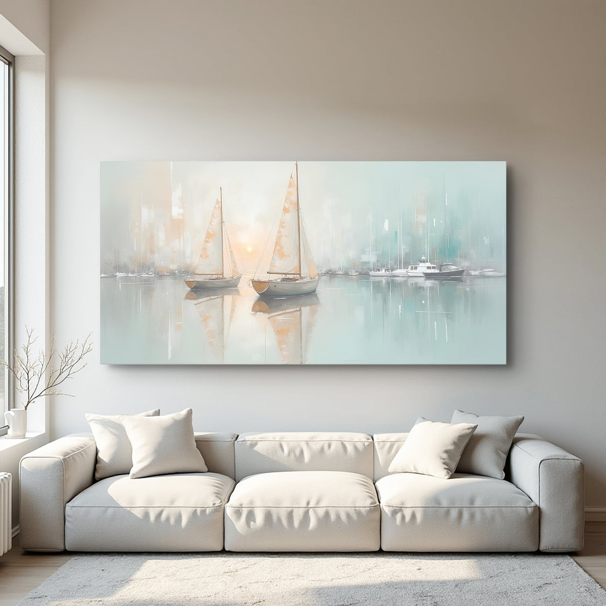 Abstract Pier and Dock Wall Art by Tailored Canvases