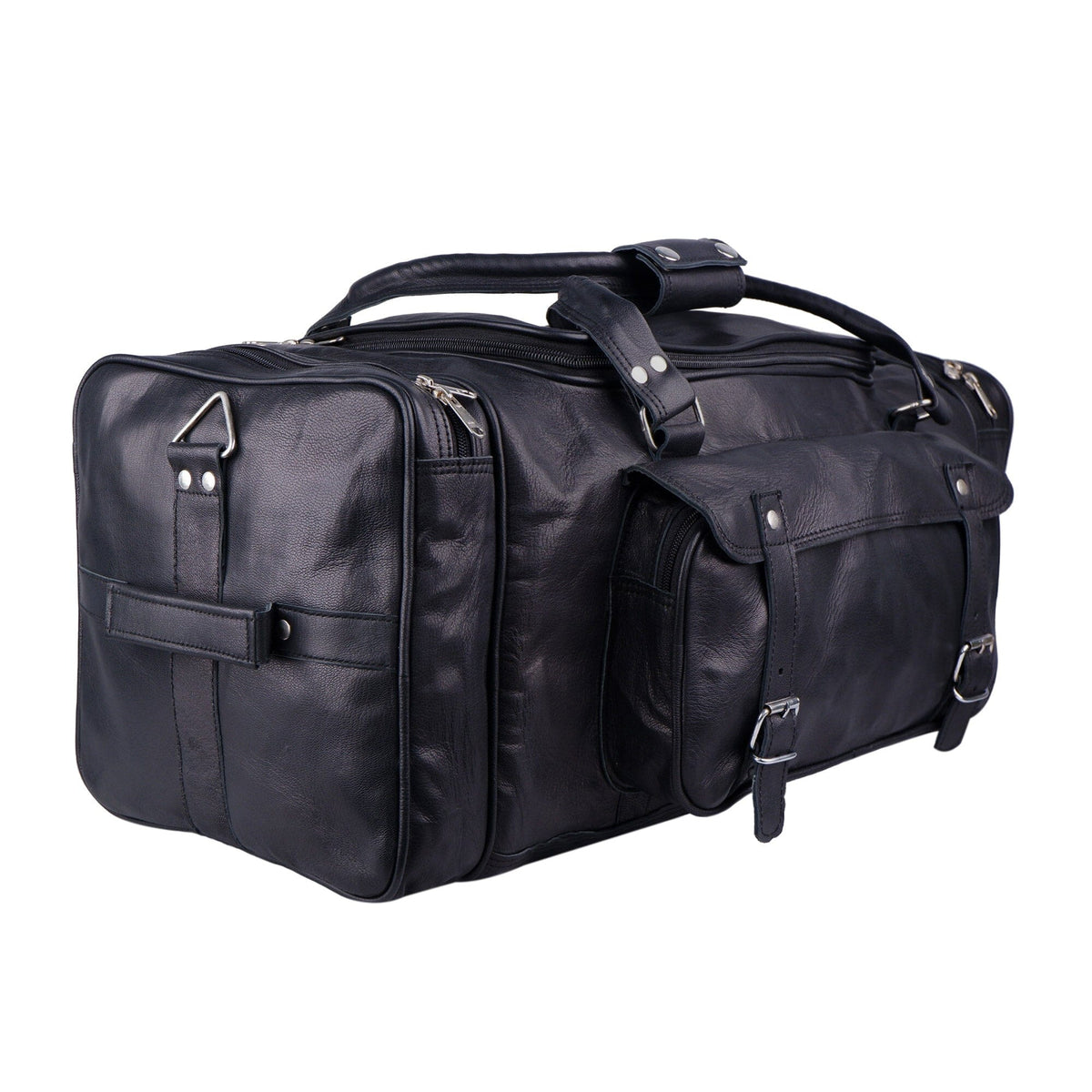 The Dark Knight Traveler + FREE Toiletry Bag by Classy Leather Bags