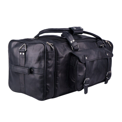 The Dark Knight Traveler + FREE Toiletry Bag by Classy Leather Bags