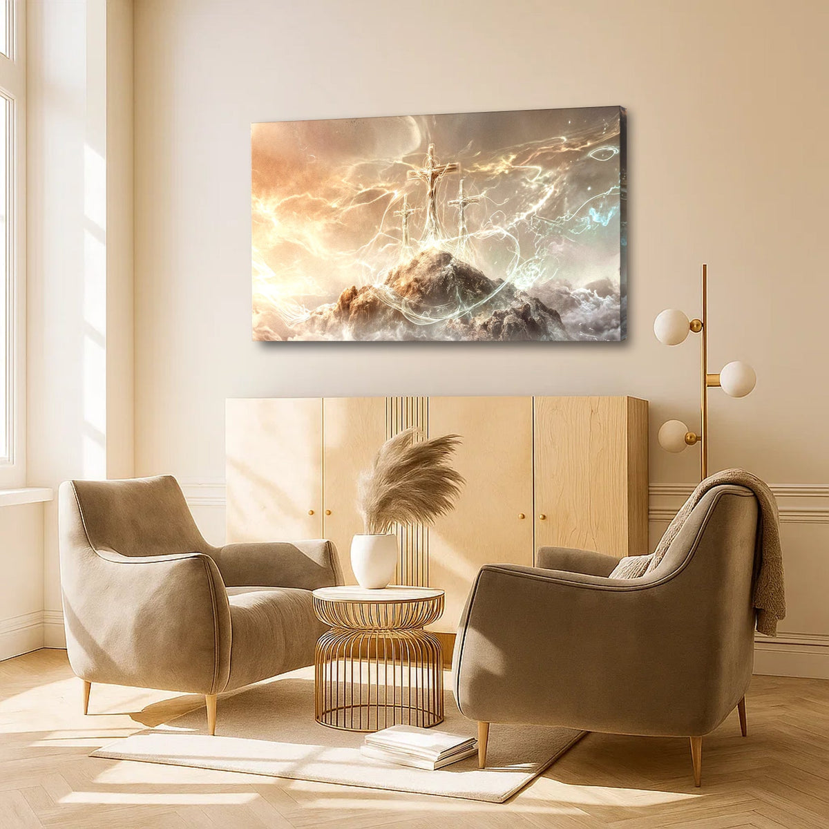 He Is Risen Faith Wall Art by Tailored Canvases
