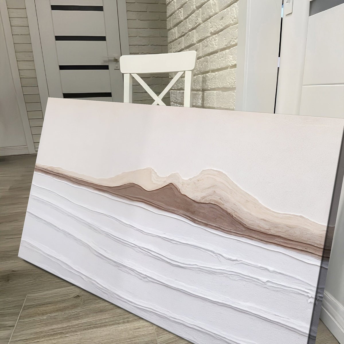 Earth Tone Abstract Wall Art by Tailored Canvases