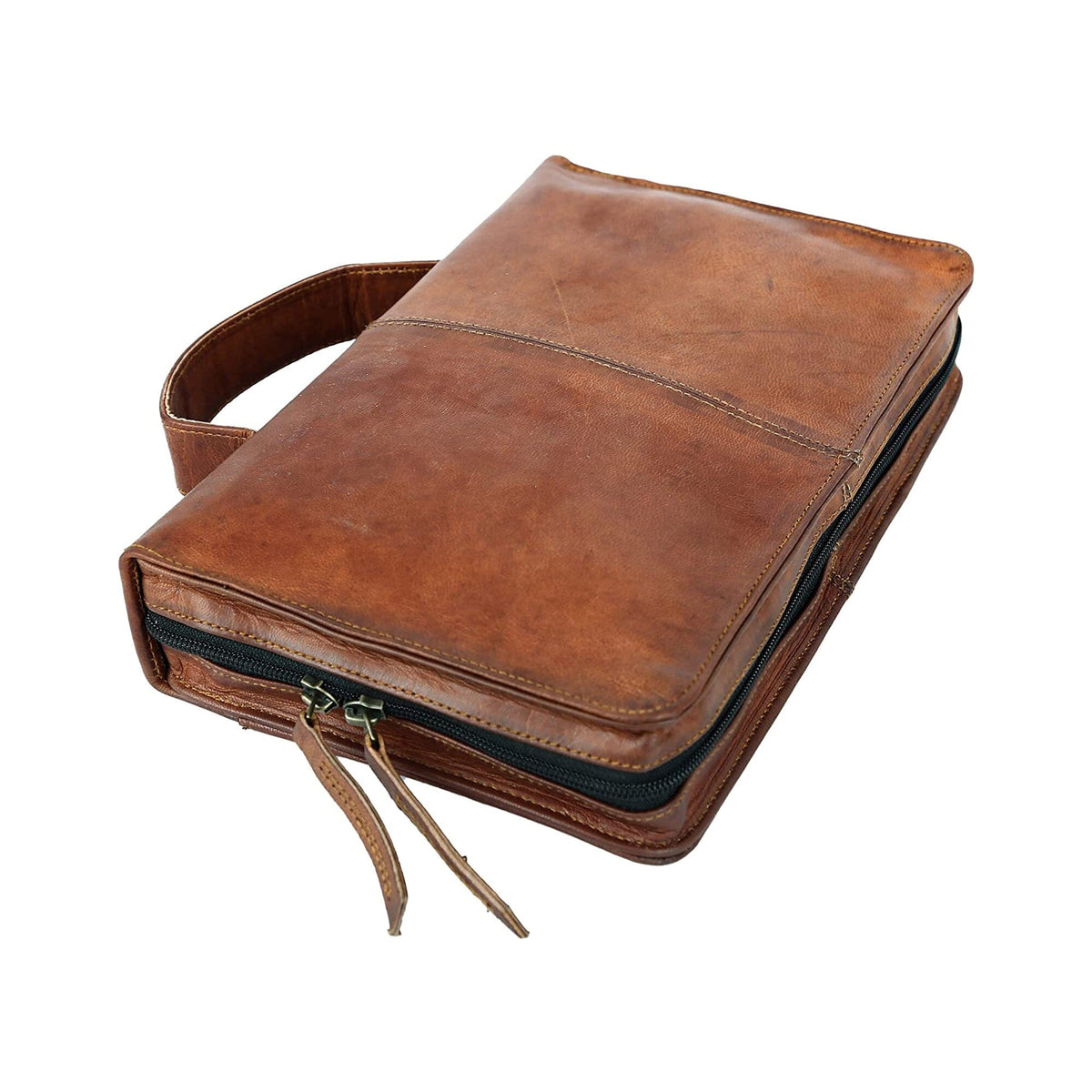 Leather Book Cover by Classy Leather Bags