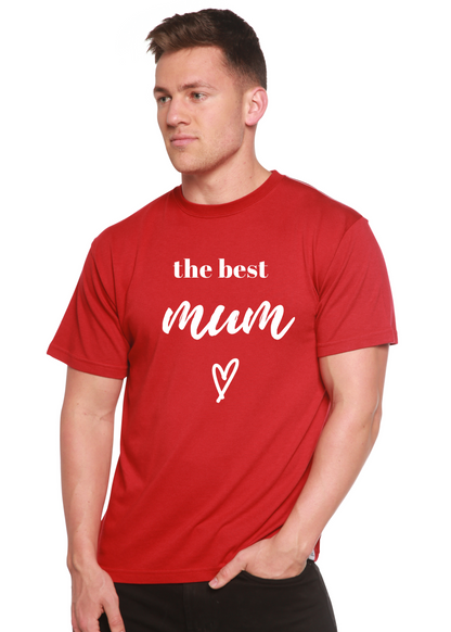 The Best Mum unisex bamboo graphic T-shirt – view 9