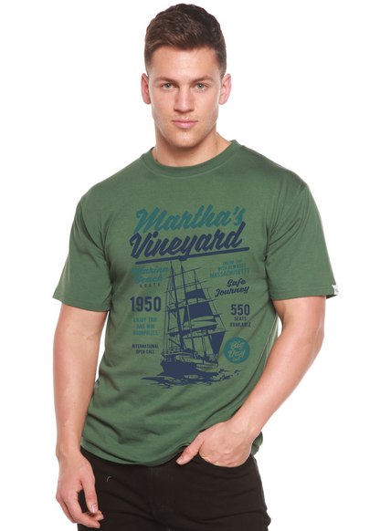 Martha's Vineyard men's bamboo graphic T-shirt – view 7