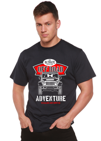 Off Road men's bamboo graphic T-shirt – view 2