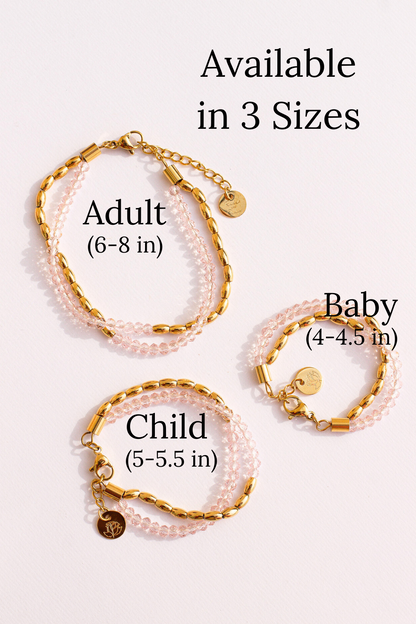 Avery Layered Bracelet by Rose & Clay