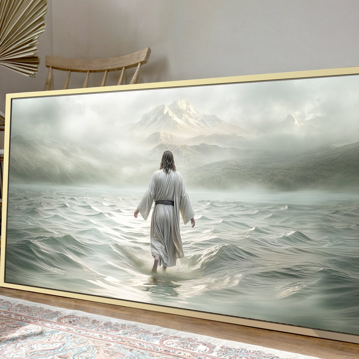 Walking on Water - Faith Wall Art VIII by Tailored Canvases