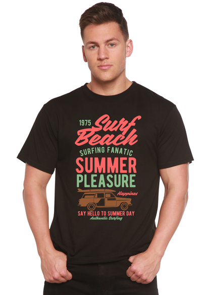Surf Beach men's bamboo graphic T-shirt – view 5