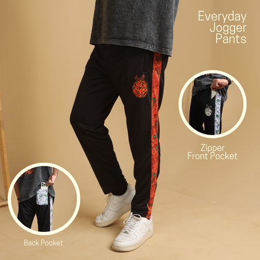 Flame Flame performance joggers with sublimated side stripe