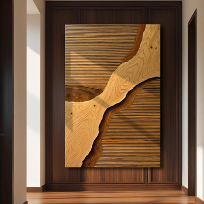 Wood Rift Wall Art by Tailored Canvases
