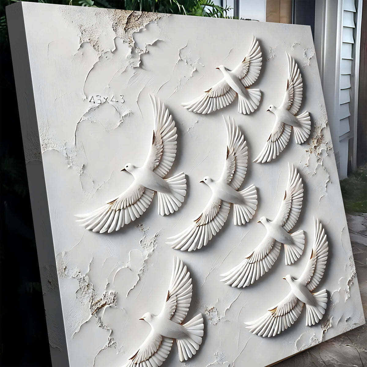 3D Birds Wall Art canvas by Tailored Canvases, view 5