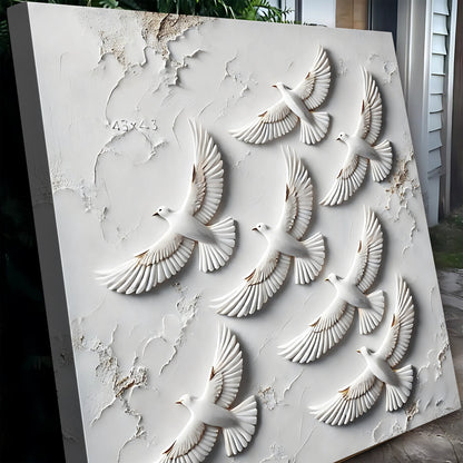 3D Birds Wall Art canvas by Tailored Canvases, view 5