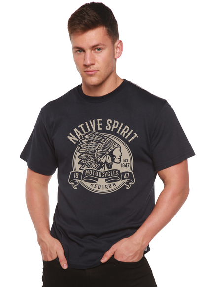 Native Spirit men's bamboo graphic T-shirt – view 2