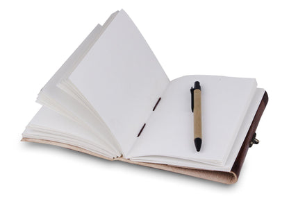 The Blue Topaz Notebook by Classy Leather Bags