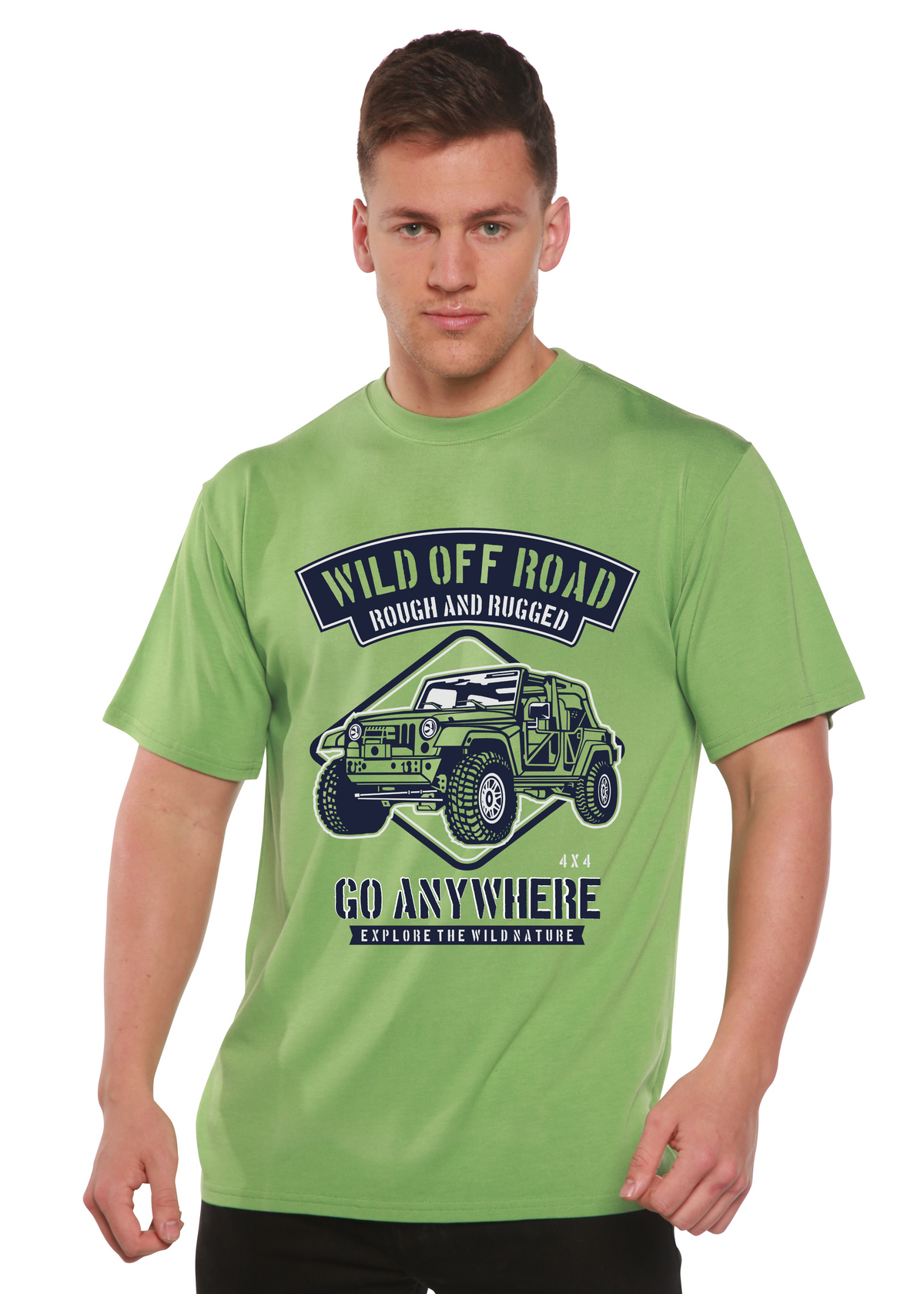 Wild Off Road men's bamboo graphic T-shirt – view 7