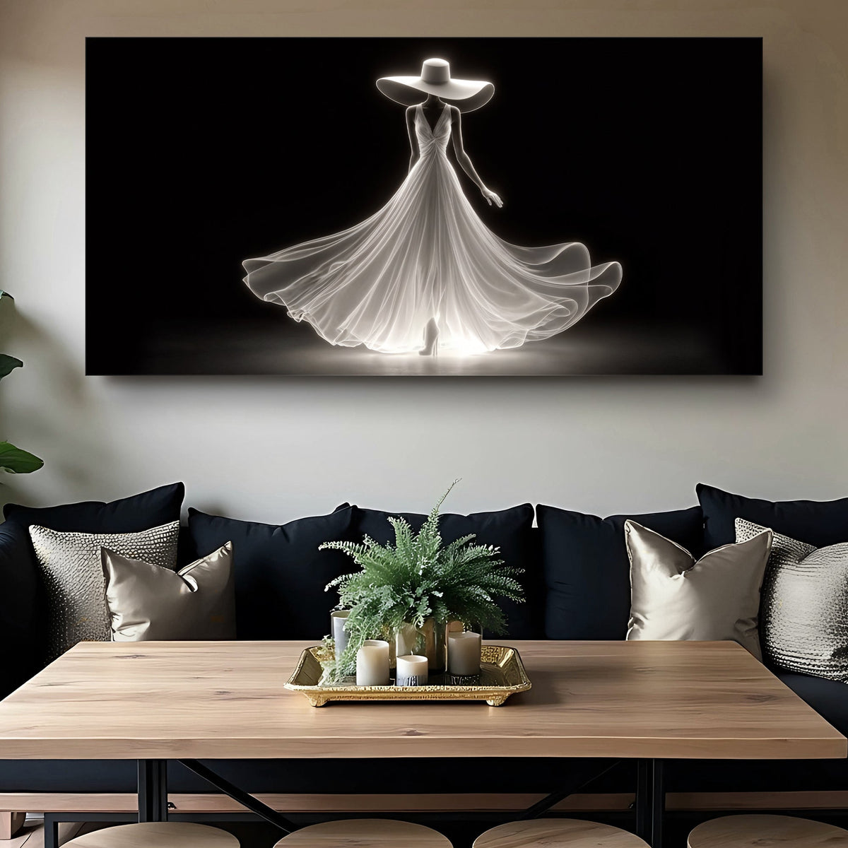 Modern Glam Fashion Wall Art by Tailored Canvases