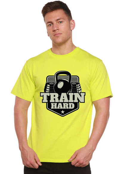 Train Hard men's bamboo graphic T-shirt – view 5
