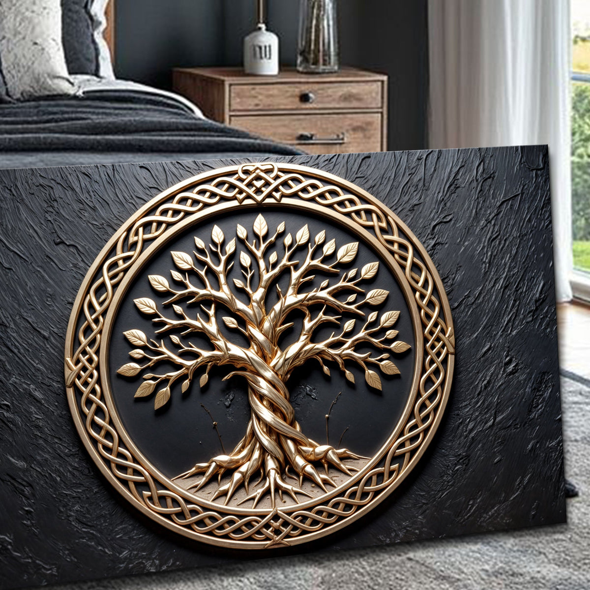 3D Celtic Tree of Life Wall Art V canvas by Tailored Canvases, view 5