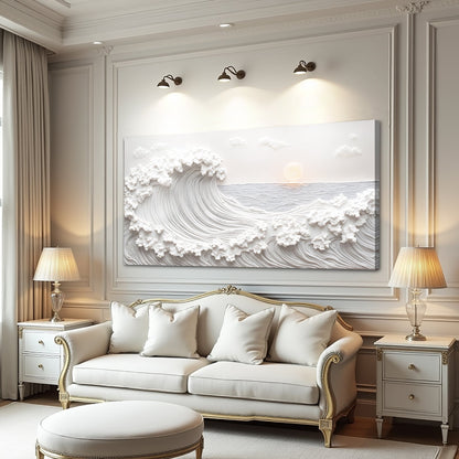 Ocean Waves Abstract Wall Art by Tailored Canvases
