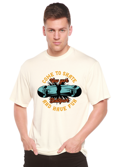 New York Skatepark men's bamboo graphic T-shirt – view 4