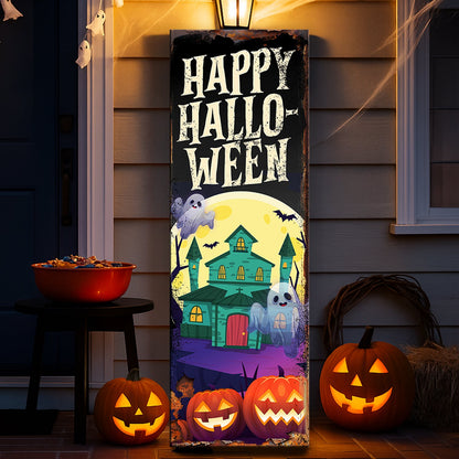 Halloween Welcome Sign by Tailored Canvases