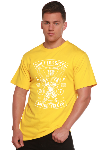 Built for Speed men's bamboo graphic T-shirt – view 7