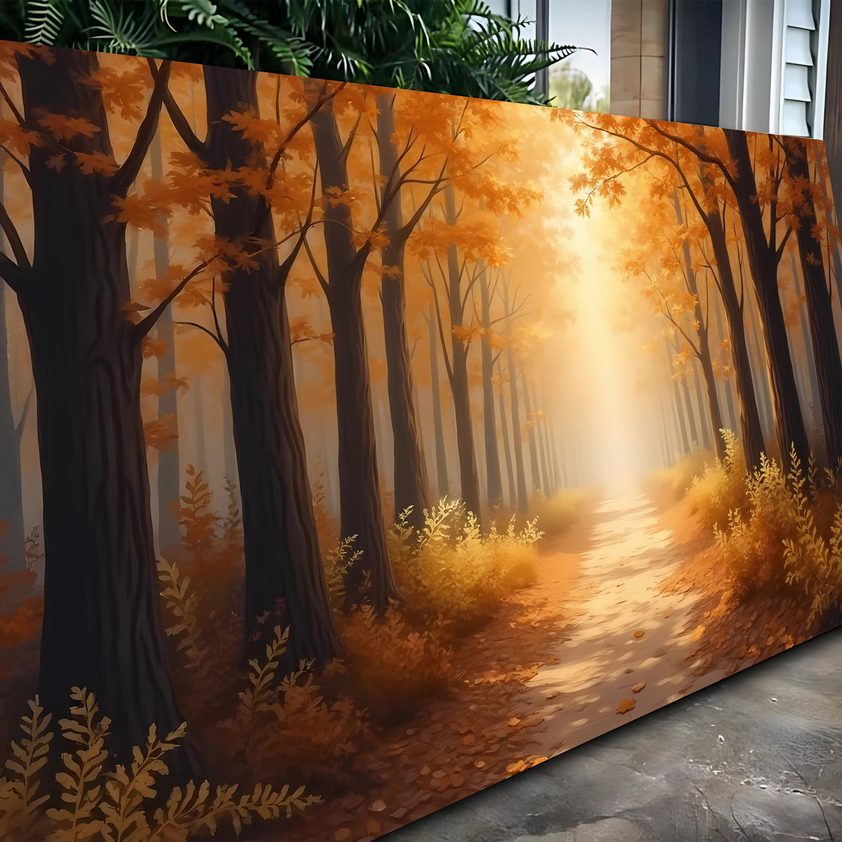 Abstract Forest Landscape Wall Art by Tailored Canvases