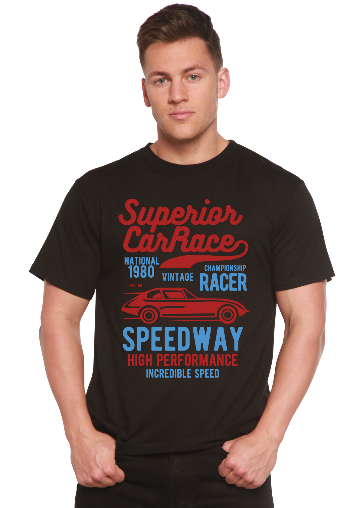 Superior Car men's bamboo graphic T-shirt – view 6