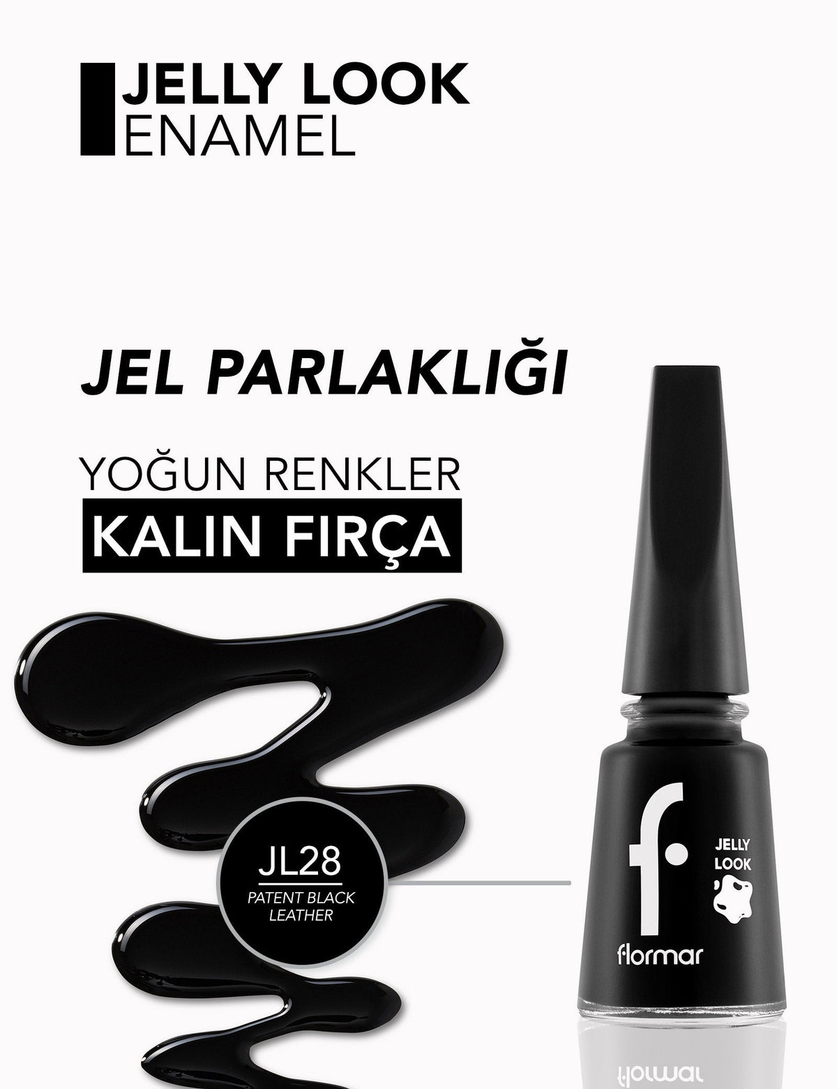 Flormar Jelly Look High-Shine Gel Effect Nail Polish 11ml by Beauty Care Bag