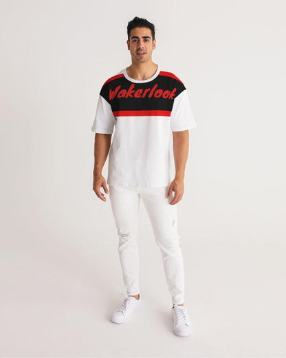Wakerlook Men's Premium Heavyweight Tee by Sky Blue Saffron